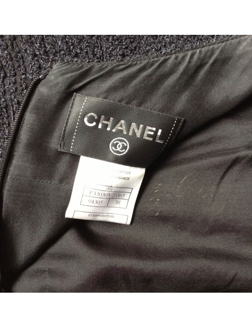 Robe CHANEL collector Chaines dorées t 38