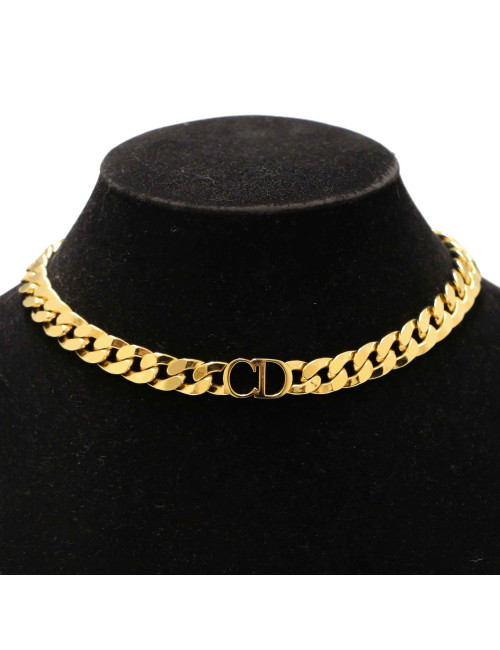 Collier DIOR chaine gourmette