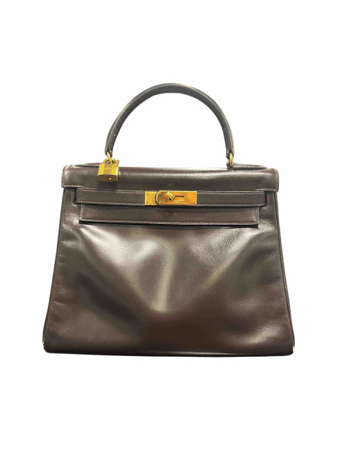 Kelly 28 HERMES marron