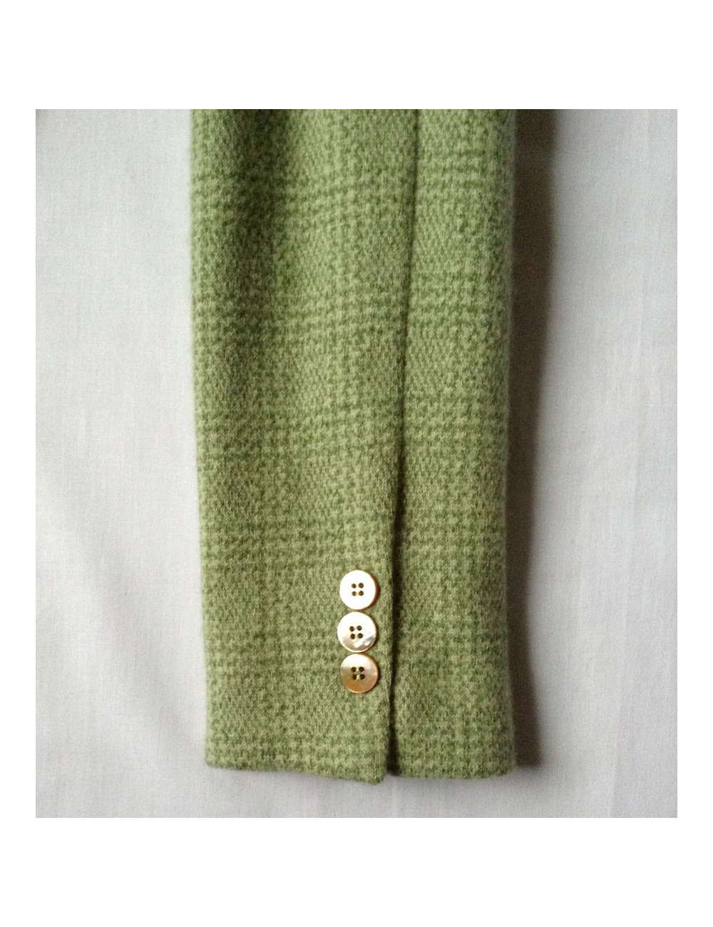 Veste FRANCK NAMANI cachemire vert