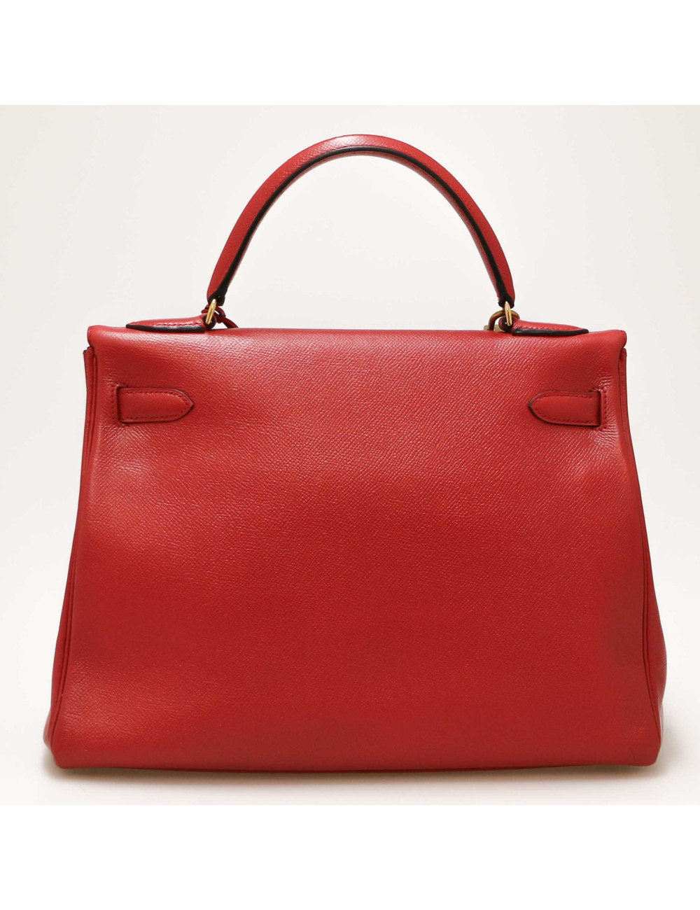 Kelly 32 HERMES rouge vec bandoulière