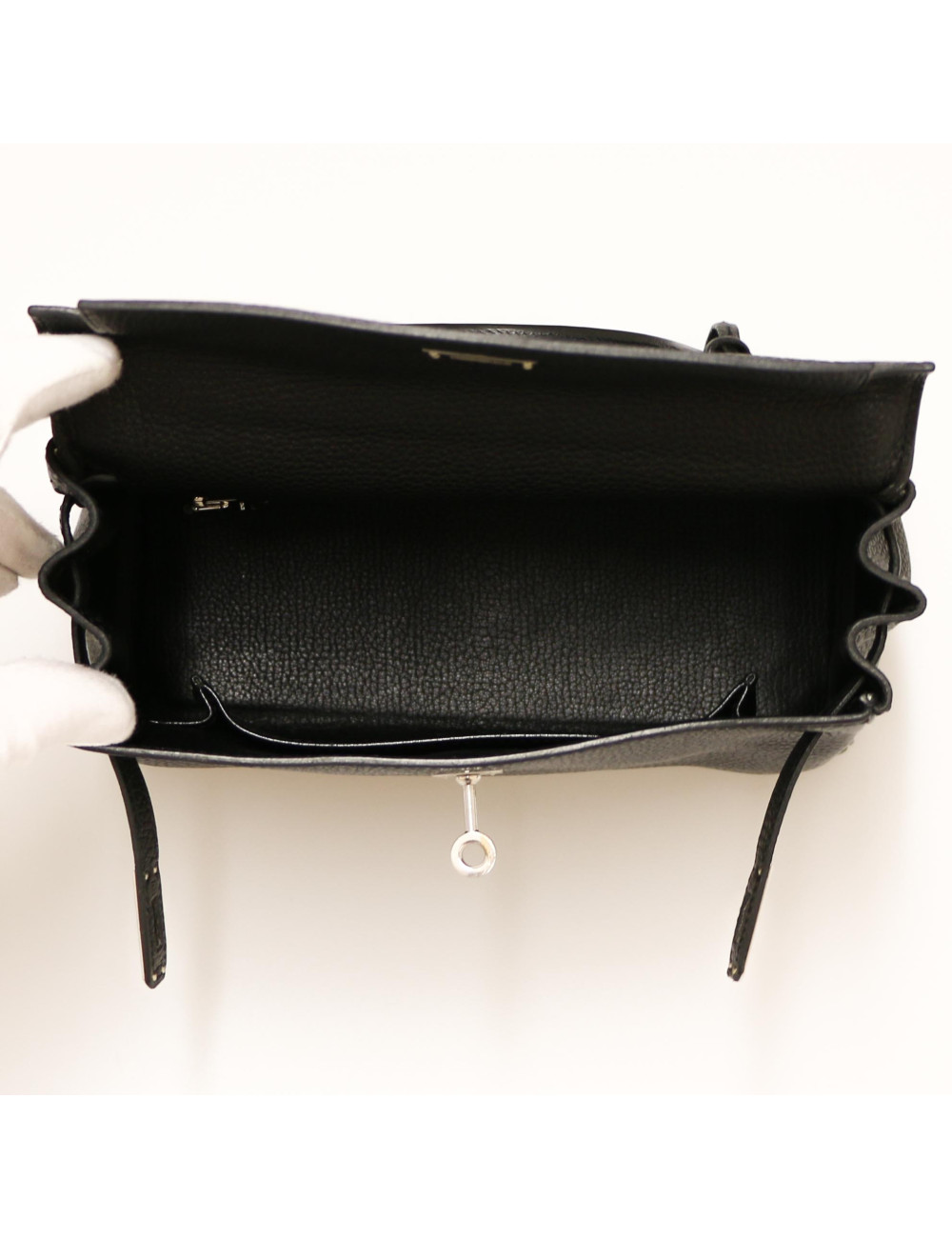 Kelly 25 HERMES togo noir