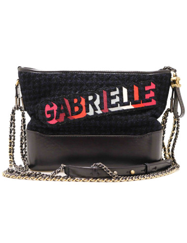 Sac Gabrielle CHANEL Hobo bleu marine