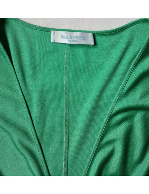 Robe EMILIO PUCCI soie turquoise t38 fr
