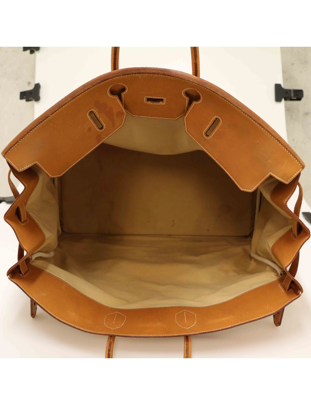 HAC 50 Hermes toile et cuir