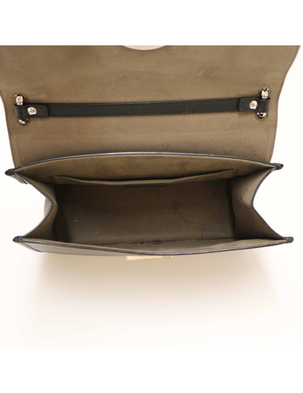 Sac bandoulière FENDI cuir noir