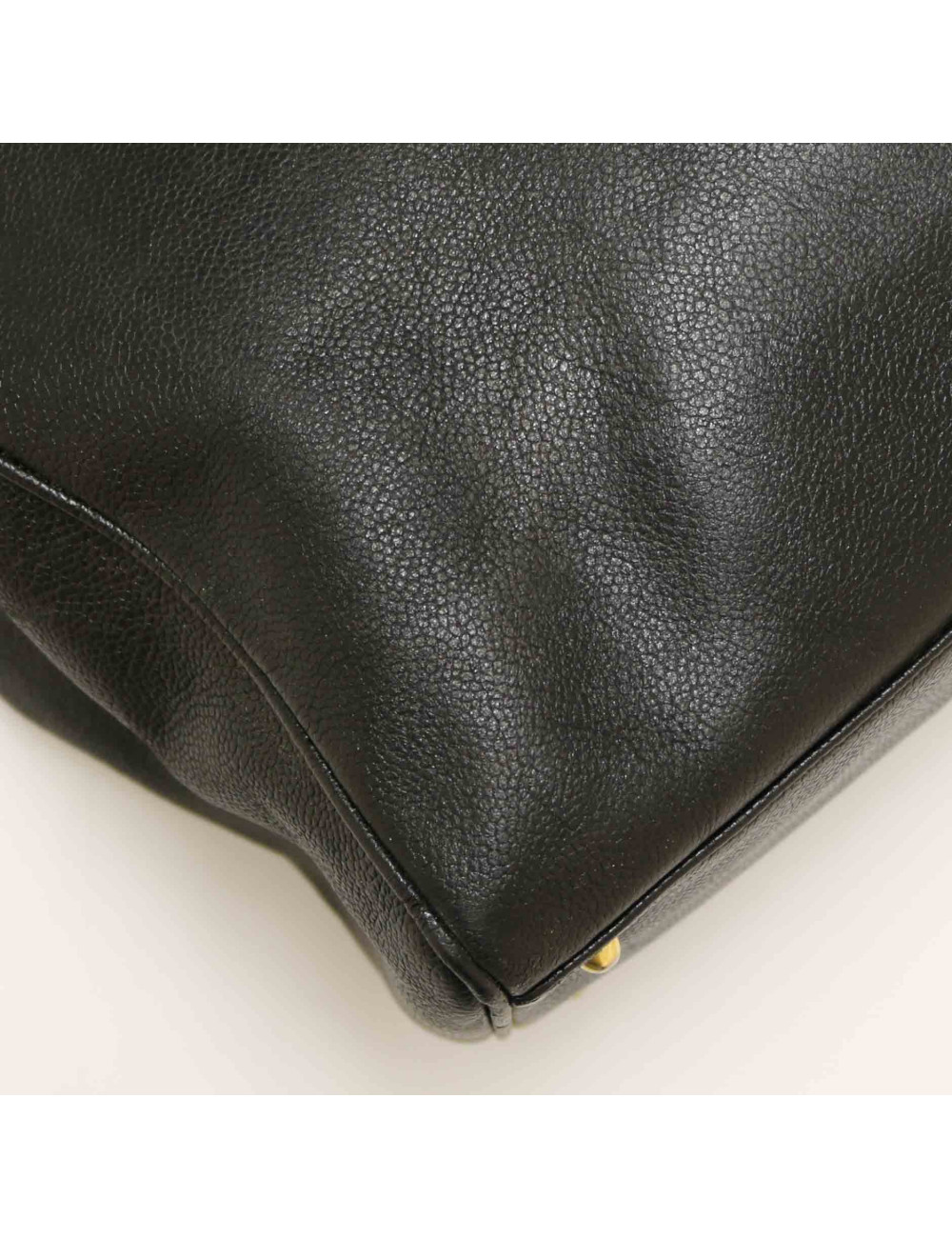 Cabas XL CHANEL cuir caviar noir