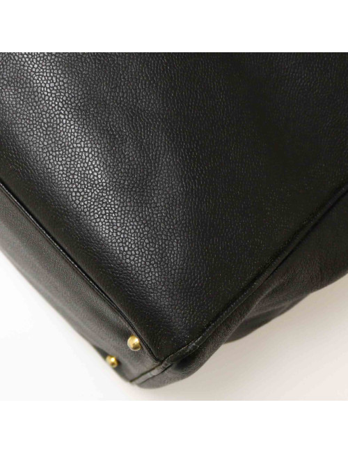 Cabas XL CHANEL cuir caviar noir