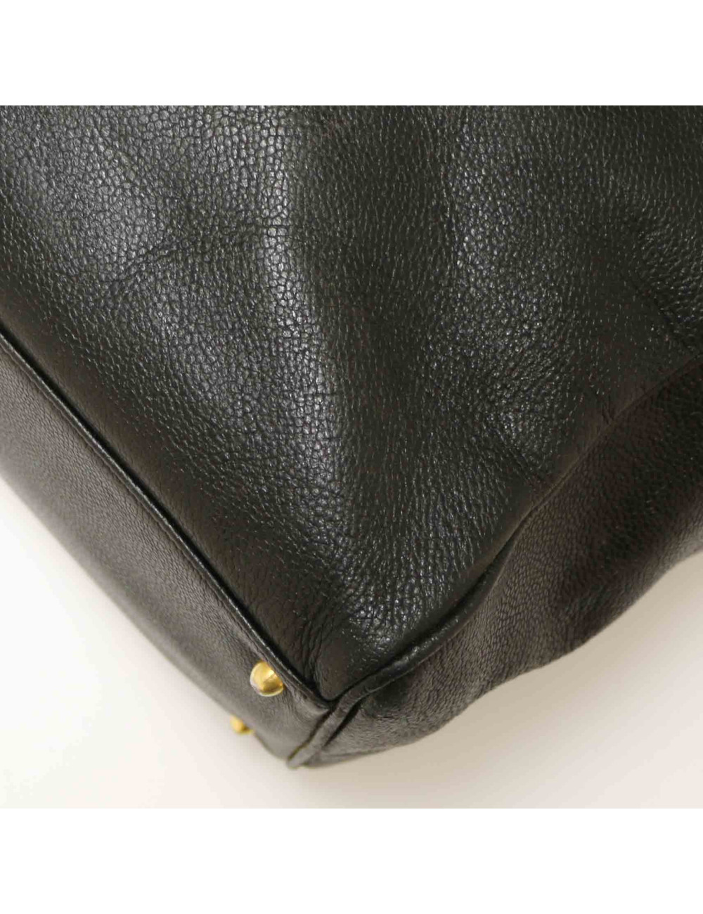 Cabas XL CHANEL cuir caviar noir