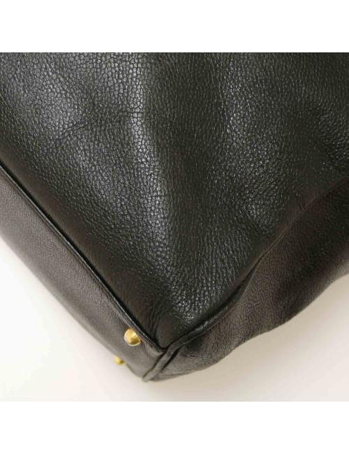 Cabas XL CHANEL cuir caviar noir