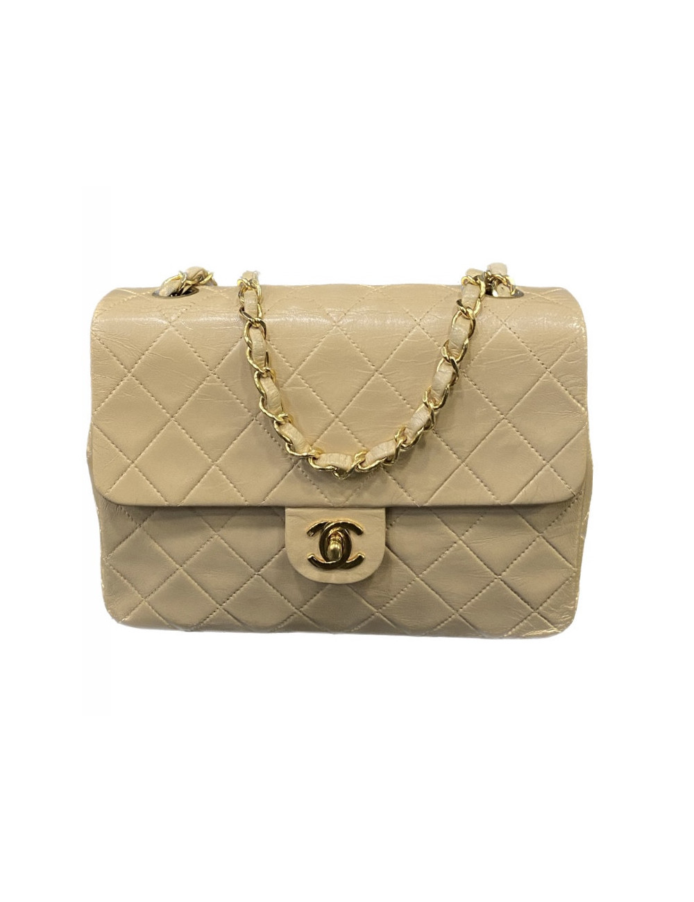 Mini timeless CHANEL beige