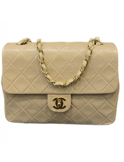 Mini timeless CHANEL beige