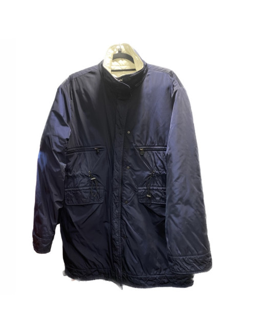 Parka CHANEL toile bleu marine