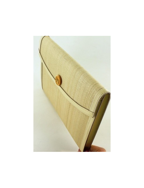 pochette HERMES en crinoline