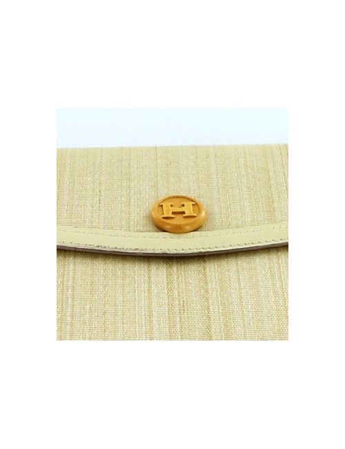 pochette HERMES en crinoline