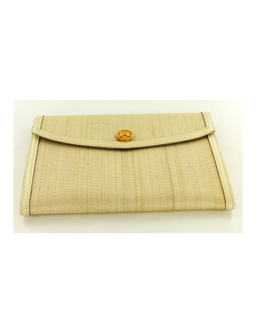 pochette HERMES en crinoline