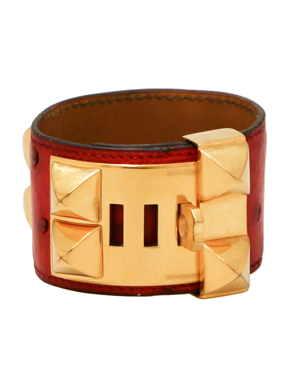 Manchette CDC HERMES autruche 