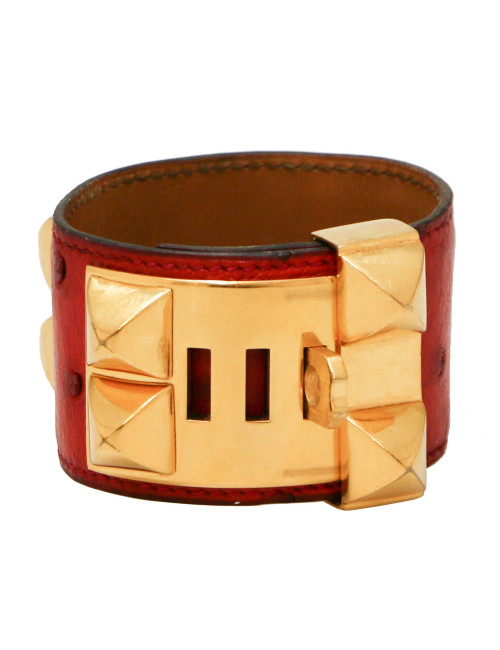 Manchette CDC HERMES autruche 