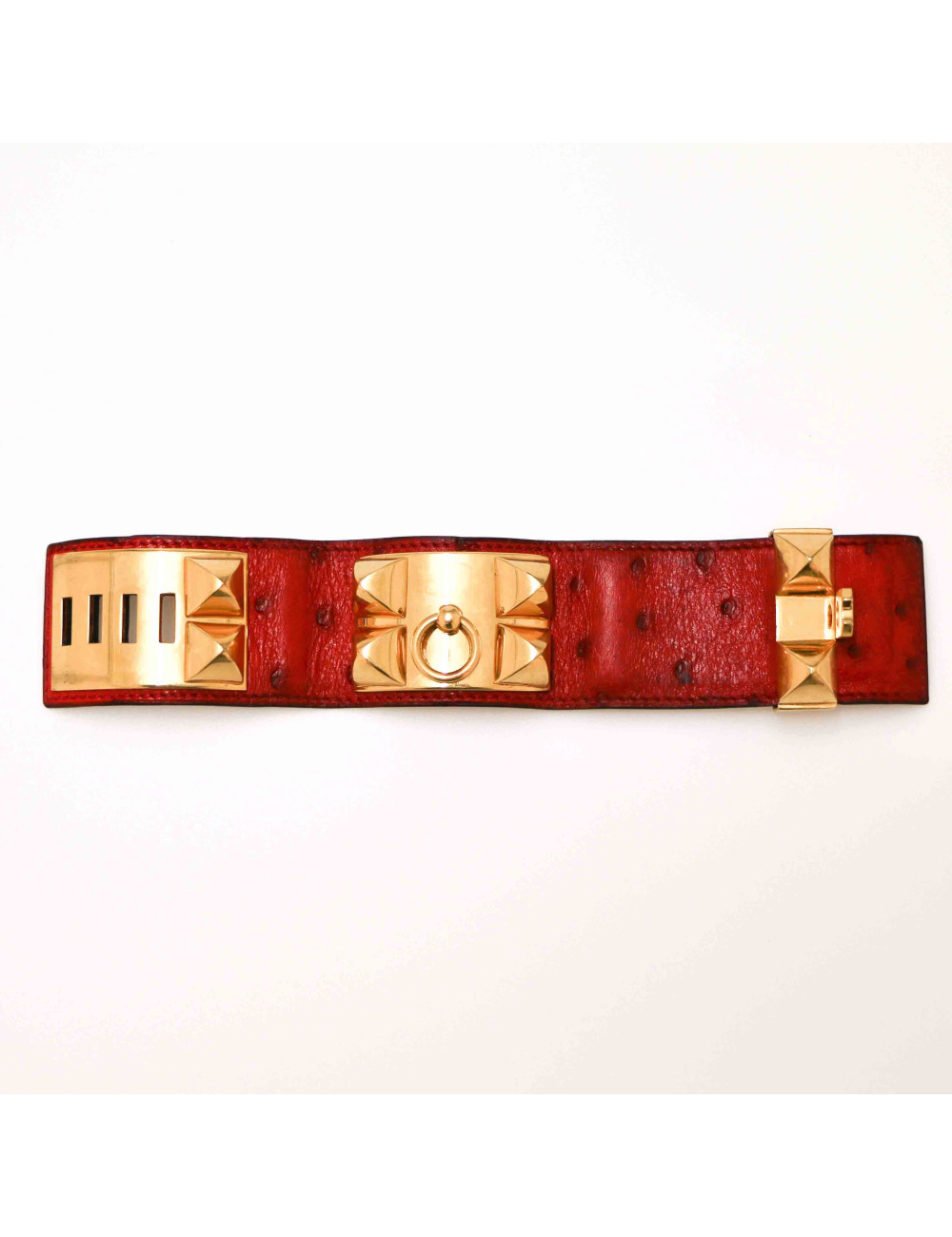 Manchette CDC HERMES autruche 