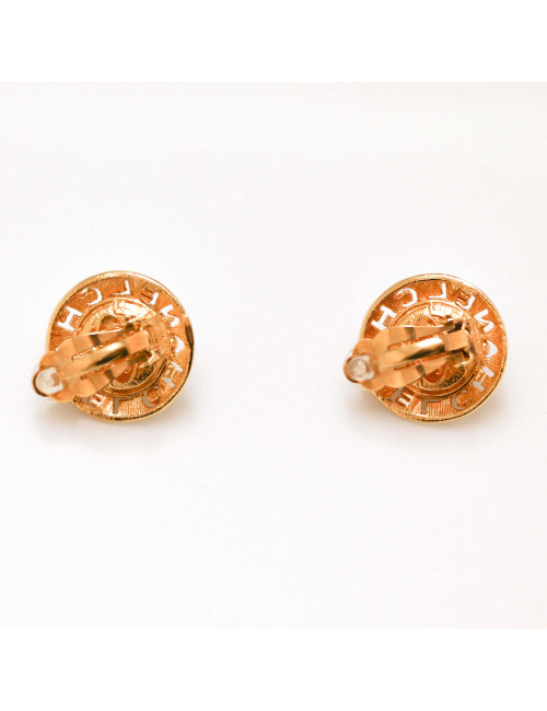 Clips CHANEL nacre et doré