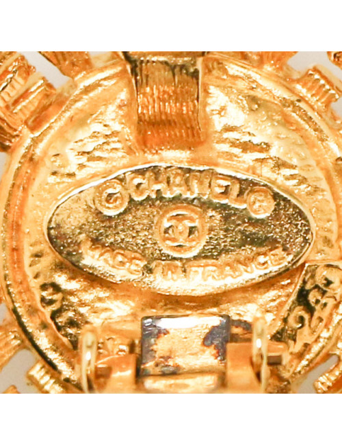 Clips CHANEL nacre et doré