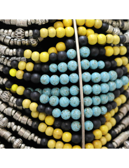 DIOR haute couture Massaï ceremonial necklace by JOHN GALLIANO