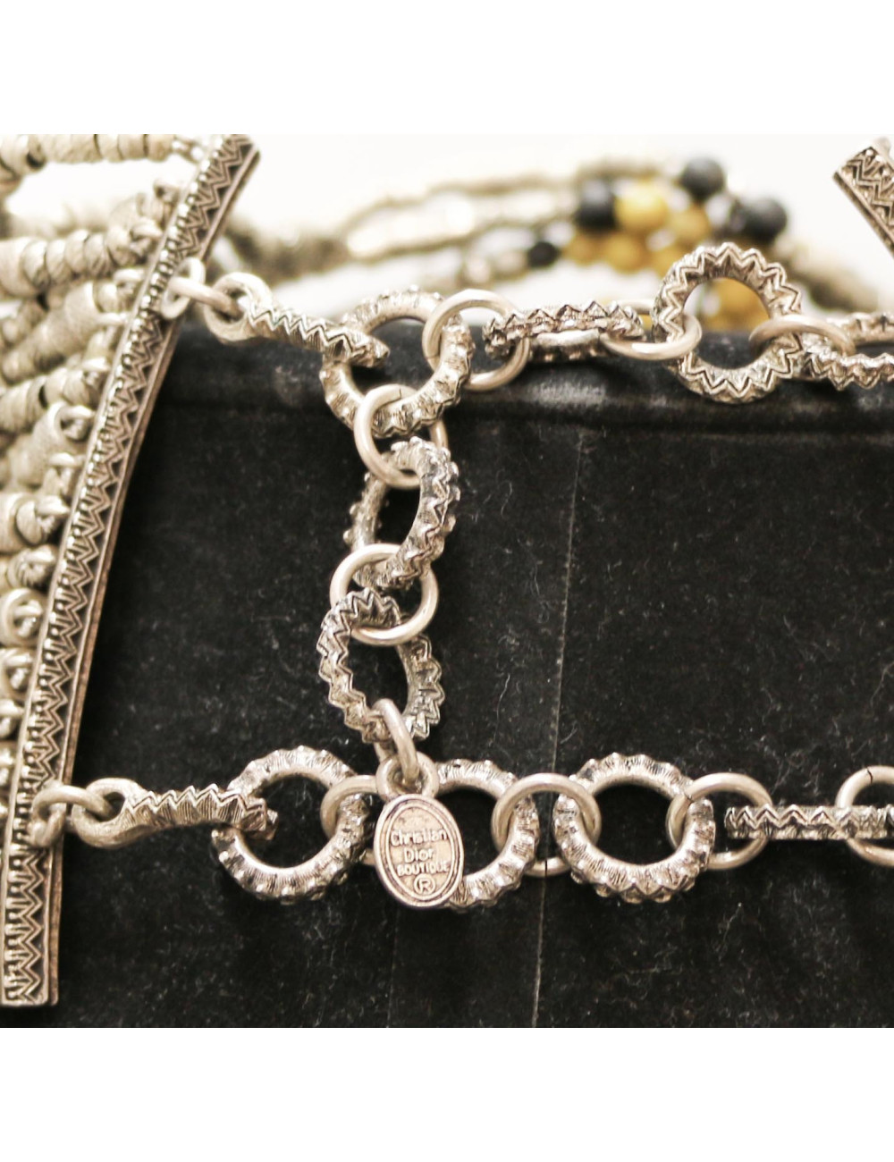 DIOR haute couture Massaï ceremonial necklace by JOHN GALLIANO