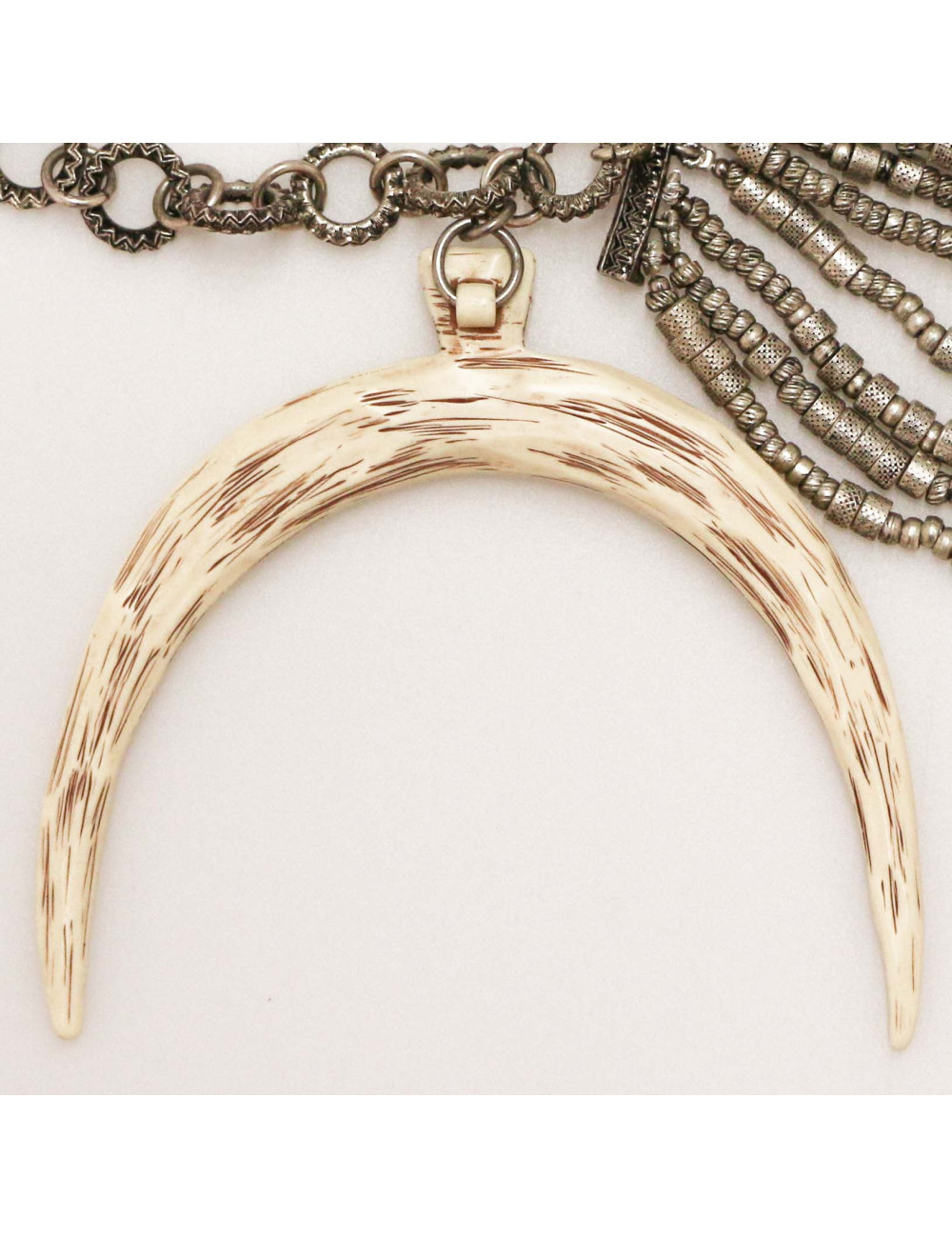 DIOR haute couture Massaï ceremonial necklace by JOHN GALLIANO