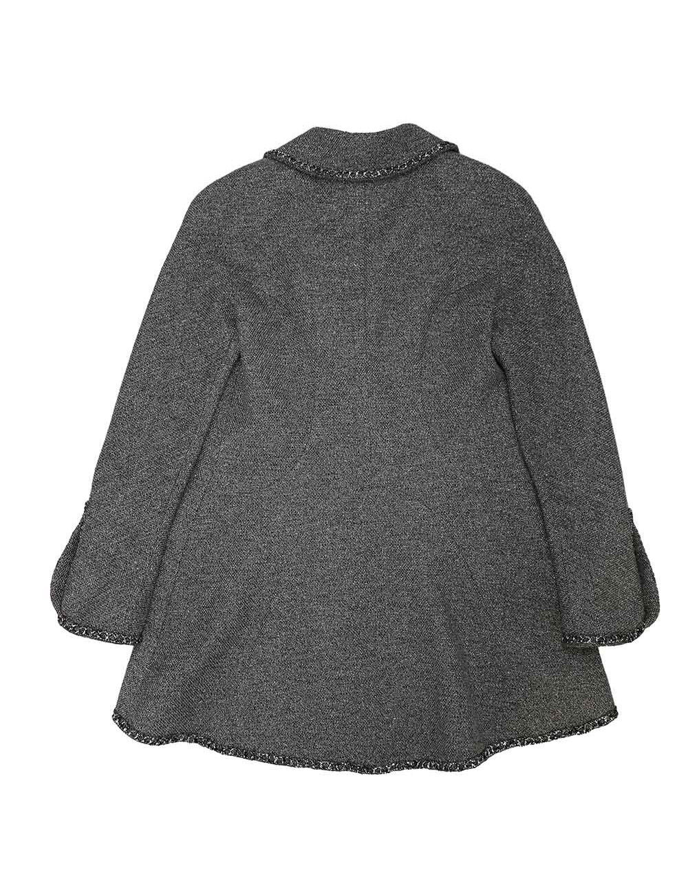 Veste T 38 CHANEL grise fils d'argent