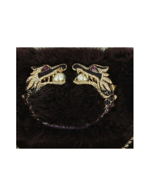 petit sac du soir GUCCI bijou en vison