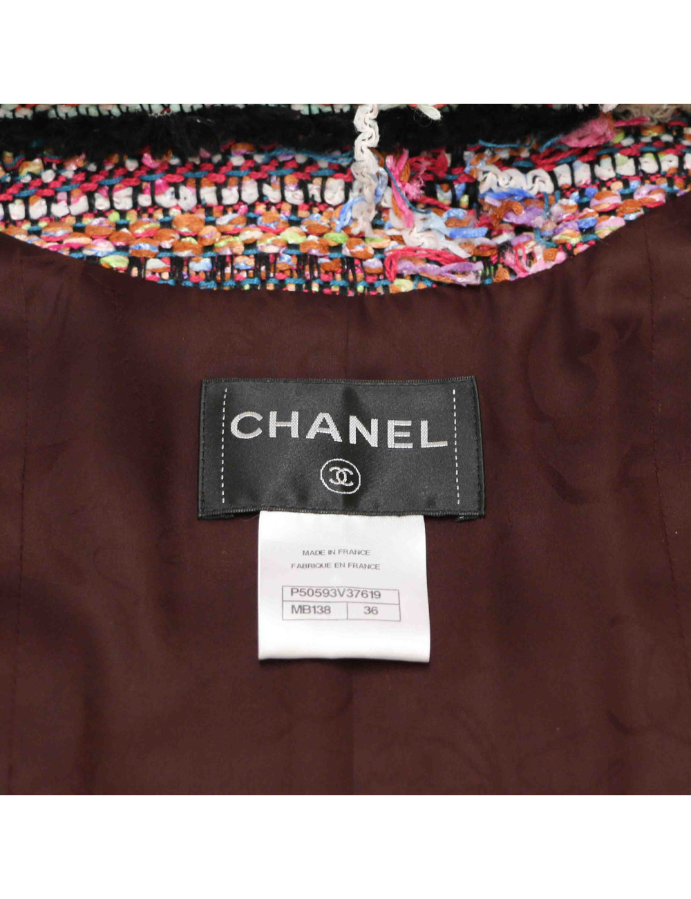 CHANEL coat with Lesage embroideries size 36FR