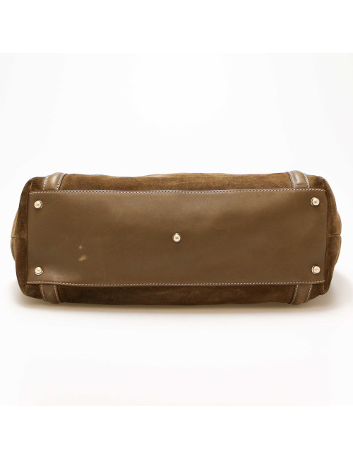 Cabas GUCCI suede marron