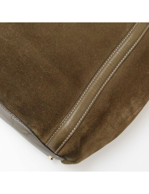 Cabas GUCCI suede marron