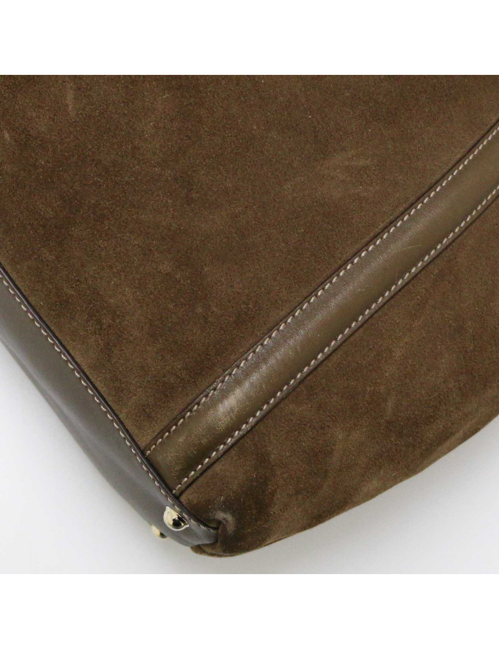 Cabas GUCCI suede marron