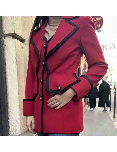 Veste LORIS AZZARO rouge 