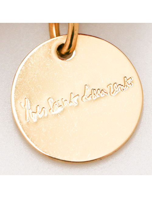 Ceinture YSL SAINT LAURENT cuir fuchsia