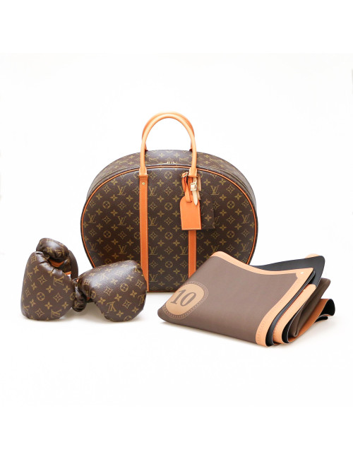Sac de sport LOUIS VUITTON par Karl Lagerfeld  gants de boxe Monogram