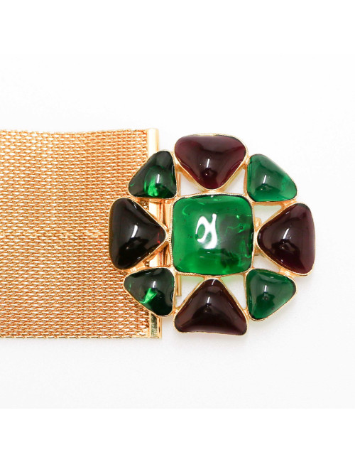 CHANEL Couture molten glass belt