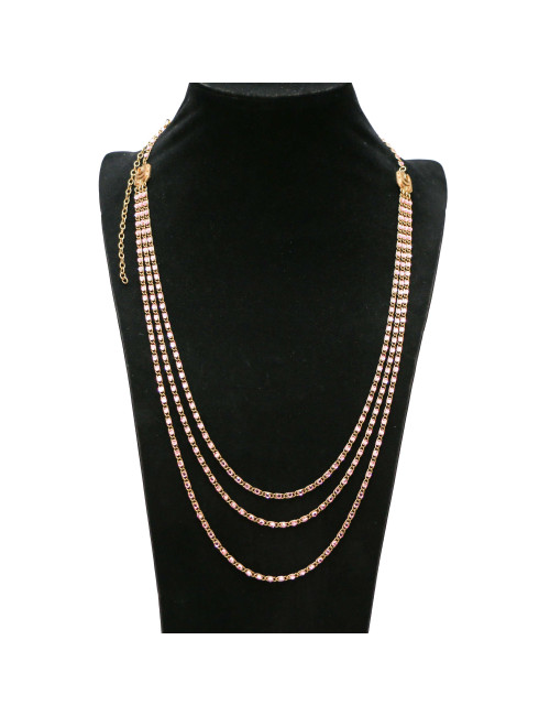 Sautoir CHANEL mult rangs Vintage