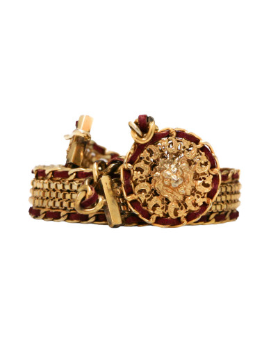 Ceinture CHANEL Couture tête de lion 2