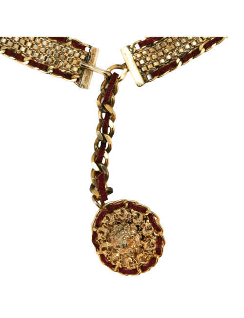 CHANEL Couture lion's head belt