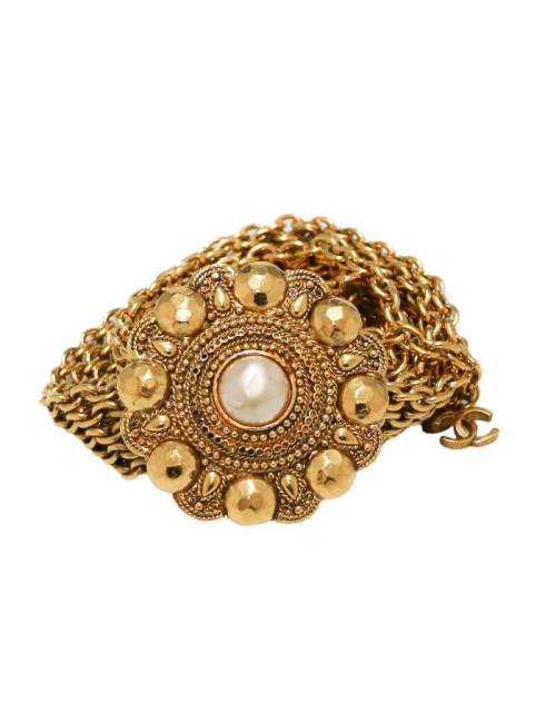 Large ceinture CHANEL chaîne dorée vintage