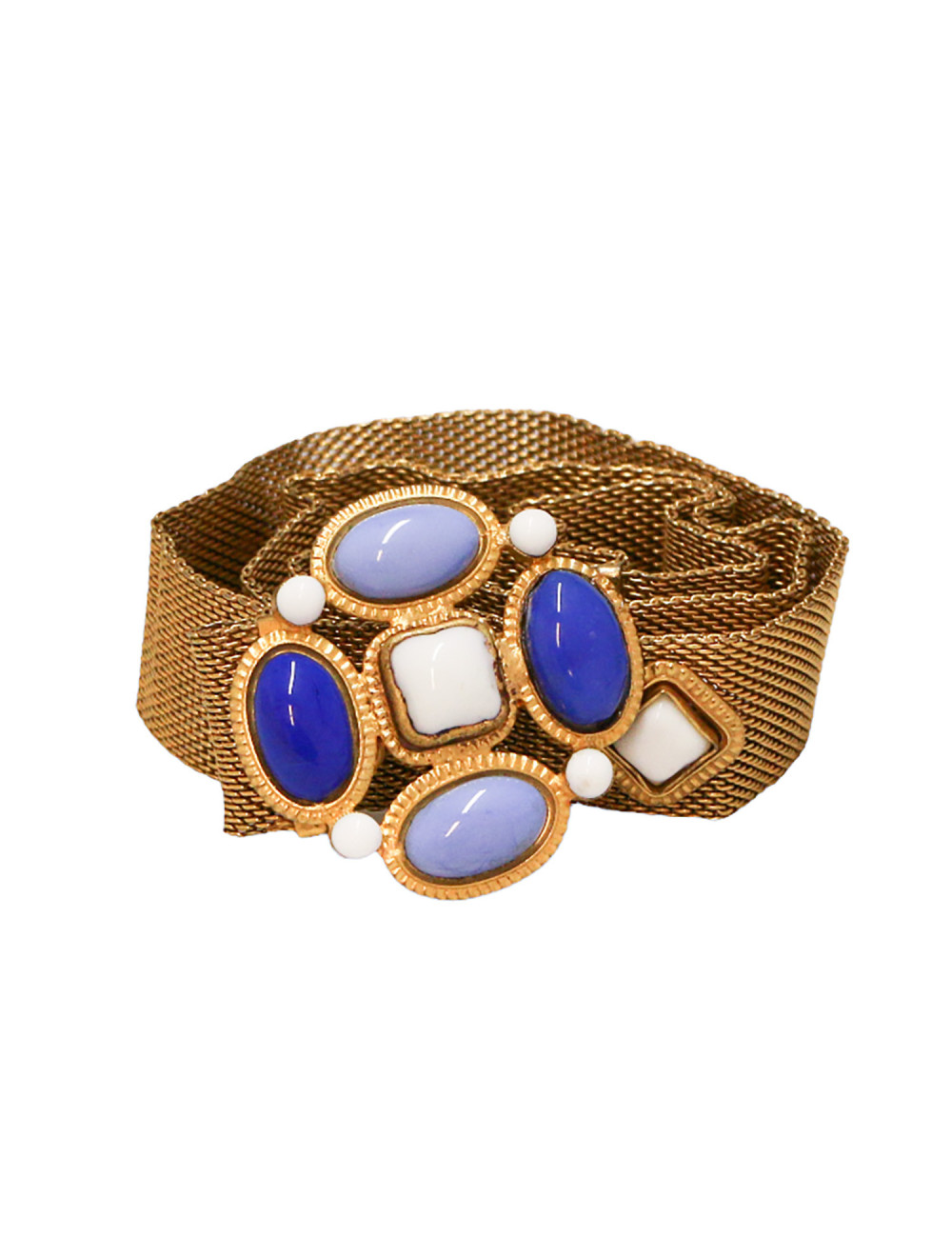 Ceinture CHANEL Pâte de verre Vintage