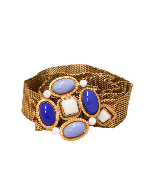 Ceinture CHANEL Pâte de verre Vintage