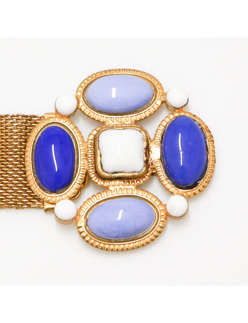 CHANEL Vintage molten glass belt