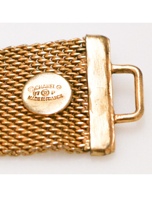 CHANEL Vintage molten glass belt