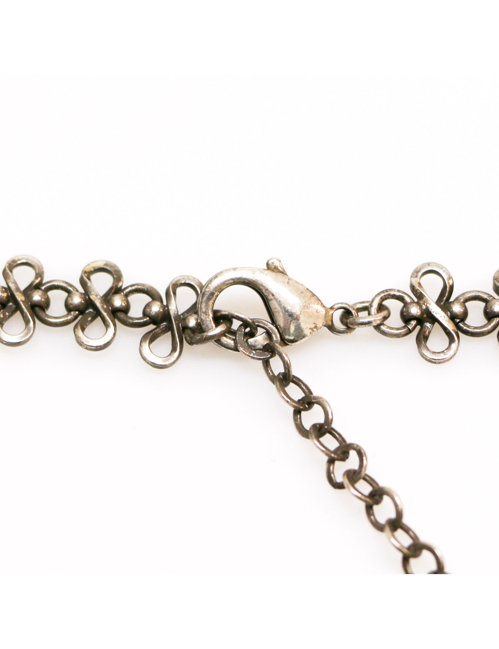 CHANEL silver coins belt-necklace