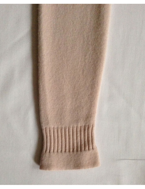 Gilet long CHANEL cachemire rose t 38