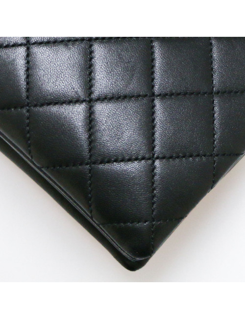 Sac CHANEL cuir d'agneau tricolore