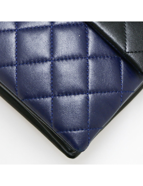 Sac CHANEL cuir d'agneau tricolore